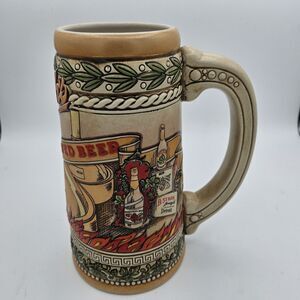 Detroit"s Finest Stroh's Beer Stein Heritage Series VI Fire Brewed Beer Stroh's